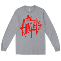 Heather Grey The Angels Long Sleeve Tee - linhVisuals