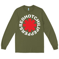 Army Green the white hot peppers Long Sleeve Tee - linhVisuals