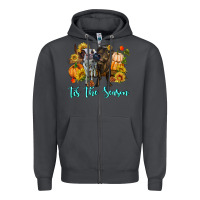 Smoke Tis The Season Cows Zipper Hoodie - RanaPortraitStore