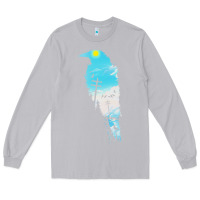 Moon Dust raven t  shirt the raven t  shirt Long Sleeve Tee - linhVisuals