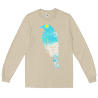 Mushroom raven t  shirt the raven t  shirt Long Sleeve Tee - linhVisuals