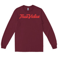 Burgundy True Value Merchandise Long Sleeve Tee - linhVisuals