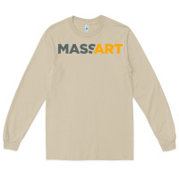 Mushroom Massachusetts College of Art and Design Long Sleeve Tee - linhVisuals