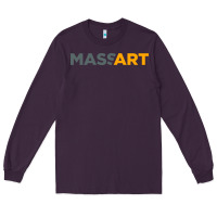 Plum Massachusetts College of Art and Design Long Sleeve Tee - linhVisuals