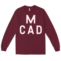 Burgundy Minneapolis College of Art and Design Long Sleeve Tee - linhVisuals