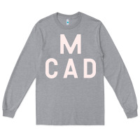 Heather Grey Minneapolis College of Art and Design Long Sleeve Tee - linhVisuals