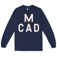 Navy Minneapolis College of Art and Design Long Sleeve Tee - linhVisuals