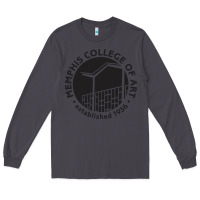 Smoke Memphis College of Art Long Sleeve Tee - linhVisuals