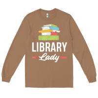 Toasted Coconut womens funny library lady librarian library assistant t shirt Long Sleeve Tee - linhVisuals