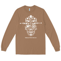Toasted Coconut national park service, skull animals hiking camping eliments t shirt Long Sleeve Tee - linhVisuals