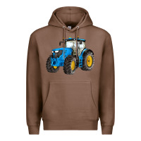 Chestnut western farm tractor blue Premium Hoodie - Artiststas