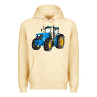 Pina Colada western farm tractor blue Premium Hoodie - Artiststas