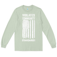 Matcha violates community standards apparel community t shirt Long Sleeve Tee - linhVisuals