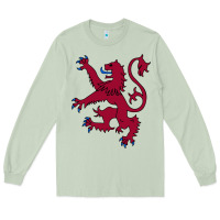 Matcha lion rampant of scotland, royal banner, royal arms, scottish pride Long Sleeve Tee - linhVisuals