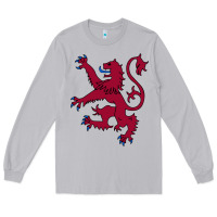 Moon Dust lion rampant of scotland, royal banner, royal arms, scottish pride Long Sleeve Tee - linhVisuals