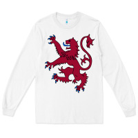 White lion rampant of scotland, royal banner, royal arms, scottish pride Long Sleeve Tee - linhVisuals