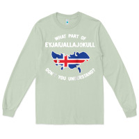 Matcha what part of eyjafjallajökull don't you understand raglan baseball te Long Sleeve Tee - linhVisuals