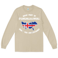 Mushroom what part of eyjafjallajökull don't you understand raglan baseball te Long Sleeve Tee - linhVisuals