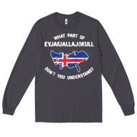 Smoke what part of eyjafjallajökull don't you understand raglan baseball te Long Sleeve Tee - linhVisuals