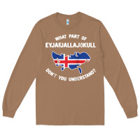 Toasted Coconut what part of eyjafjallajökull don't you understand raglan baseball te Long Sleeve Tee - linhVisuals