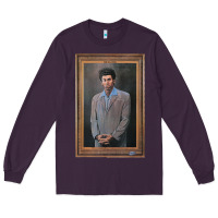 Plum seinfeld the kramer portrait t shirt Long Sleeve Tee - linhVisuals