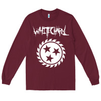 Burgundy whitechapel dbfc t shirt Long Sleeve Tee - linhVisuals