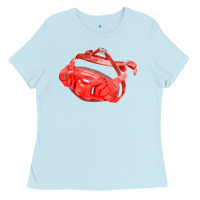 Baby Blue Chin Guard Fa Element Ladies Tee - FaDigitalArtStudio