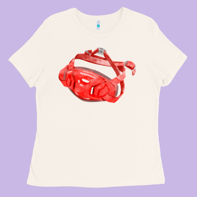 Chin Guard Fa Element Ladies Tee Designed By Fadigitalartstudio