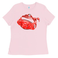 Bubblegum Pink Chin Guard Fa Element Ladies Tee - FaDigitalArtStudio