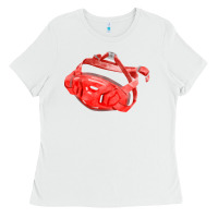 White Chin Guard Fa Element Ladies Tee - FaDigitalArtStudio