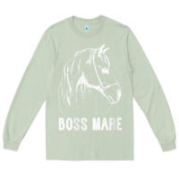Matcha womens boss mare horseback riding equestrians men horse women gift v n Long Sleeve Tee - linhVisuals
