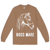 Toasted Coconut womens boss mare horseback riding equestrians men horse women gift v n Long Sleeve Tee - linhVisuals