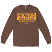 Chestnut caution new student driver funny Long Sleeve Tee - linhVisuals