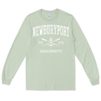 Matcha newburyport ma vintage crossed oars & boat anchor sports t shirt Long Sleeve Tee - linhVisuals