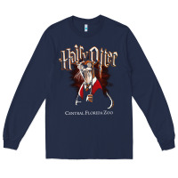 Navy hairy otter [tb] Long Sleeve Tee - linhVisuals