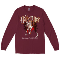 Burgundy hairy otter [tb] Long Sleeve Tee - linhVisuals