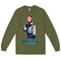 Army Green hans frozen Long Sleeve Tee - linhVisuals
