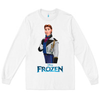 White hans frozen Long Sleeve Tee - linhVisuals