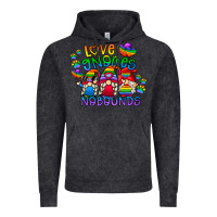 Vintage Black love gnome no bounds Vintage Hoodie - CowhideDigitalArt