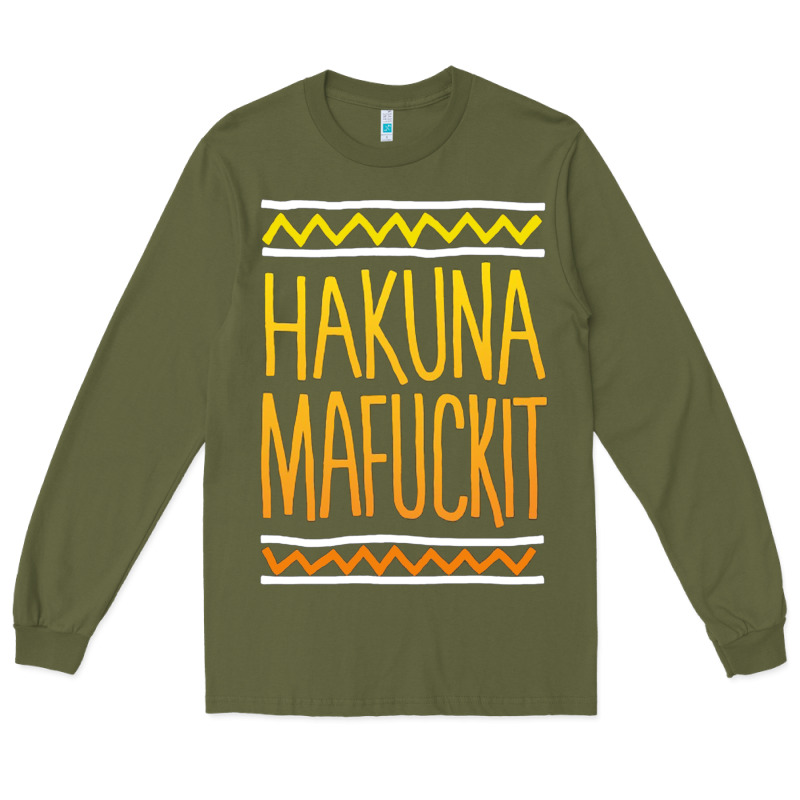 Hakuna Mafuckit [tb] Long Sleeve Tee by linhVisuals | Teevron
