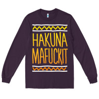 Plum hakuna mafuckit [tb] Long Sleeve Tee - linhVisuals
