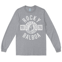 Heather Grey rocky boxing club Long Sleeve Tee - linhVisuals