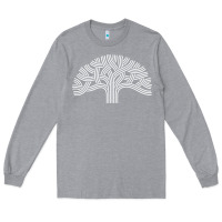 Heather Grey oakland california hoodie   oak tree Long Sleeve Tee - linhVisuals
