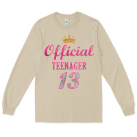 Mushroom official 13 teenager cute 13th birthday ideas for girls t shirt Long Sleeve Tee - linhVisuals