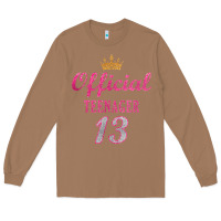Toasted Coconut official 13 teenager cute 13th birthday ideas for girls t shirt Long Sleeve Tee - linhVisuals