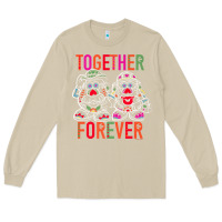 Mushroom mr. & mrs. potato head day of the dead together forever premium t shir Long Sleeve Tee - linhVisuals