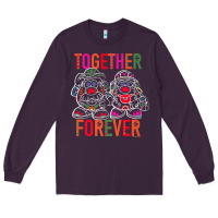 Plum mr. & mrs. potato head day of the dead together forever premium t shir Long Sleeve Tee - linhVisuals