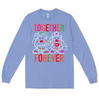 Colony Blue mr. & mrs. potato head day of the dead together forever premium t shir Long Sleeve Tee - linhVisuals