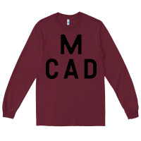 Burgundy Minneapolis College of Art and Design Long Sleeve Tee - linhVisuals