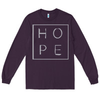 Plum hope quote Long Sleeve Tee - linhVisuals
